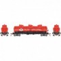 RND1726 HO 3-Dome Tank  CPVX num109