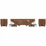 RND70905 HO 34' 2-Bay Hopper w/Coal Ld PRR/War Bond num220998