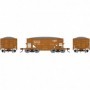 RND87131 HO 24' Ribbed Ore Car w/Load  B&LE num20002