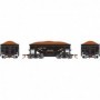 RND87147 HO 24' Ribbed Ore Car w/Load  LS&I num9275