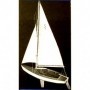 DUM1110 Lightning Sailboat 19in