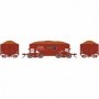 RND87166 HO 24' Ribbed Ore Car w/Load  C&NW num12165