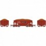 RND87167 HO 24' Ribbed Ore Car w/Load  C&NW num12193