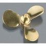 DUM3117 Brass 3-Blade 1-1/2inLeft1/8 Shft