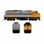 RPI580003 N Scale VIA Rail Canada F40PH-2D (DC/Silent) num6433