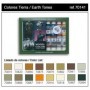 VLJ-70141 17ml Bottle Earth Tones Model Color Paint Set (16 Colors) (D)