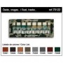 VLJ-70122 17ml Bottle Panzer Aces Paint Set num 1 (8 Colors: num 301-308)