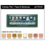 VLJ-70124 17ml Bottle Face & Skin Tones Model Color Paint Set (8 Colors)