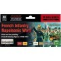 VLJ-70164 17ml Bottle French Infantry Napoleonic 1789-1815 Wargames Paint Set (8 Colors)