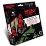 VLJ-70187 17ml Bottle Hellboy w/Resin Figure Model Color Paint Set (8 Colors) for Board Game