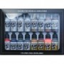 VLJ-71181 17ml Bottle Metallics Model Air Paint Set (16 Colors)