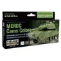 VLJ-71202 17ml Bottle US Army Vehicles MERDC Camo Model Air Paint Set (8 Colors)