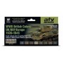 VLJ-71614 17ml Bottle WWII British UK/BEF/Europe 1939-1945 Model Air AFV Paint Set (8 Colors)