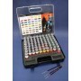 VLJ-72172 Game Color Paint Set in Plastic Storage Case (72 Colors & Brushes)