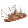 LAT20505 1/80 Mississippi Paddle Wheel Steam Boat Kit