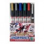 BANGNZGMS-121 GMS121 Gundam Metallic Marker Set of 6