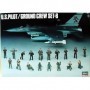 HSG-36005 Hasegawa 1/48 U.S.Pilot - Grond Crew Set B