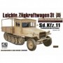 AFV-35047  1/35 SdKfz 11 3-Ton Halftrack Late Type w/Wood Cab