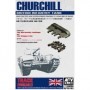 AFV-35183  1/35 British Churchill Hvy Cast Steel Type Box Section Spudded BTS3 Workable Track Links