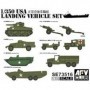 AFV-73516  1/350 WWII US Landing Vehicle Set (9)