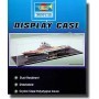 TSM-9801 Showcase for 1/700 Ships (19.6inL x 5.8inW x 4.5inH) Black Base