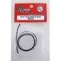 PLUG WIRES w boot - black