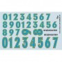 GR11013 Gofer Racing Stock Car Numbers Decal Sheet 1/24