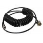 BAD-504011 10ft. Airhose Recoil Permanent 1/4in Fitting on One End for Badger & Thayer Chandler