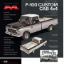 Moebius 1966 Ford F100 Custom Cab 4x4 1/25 Model Kit